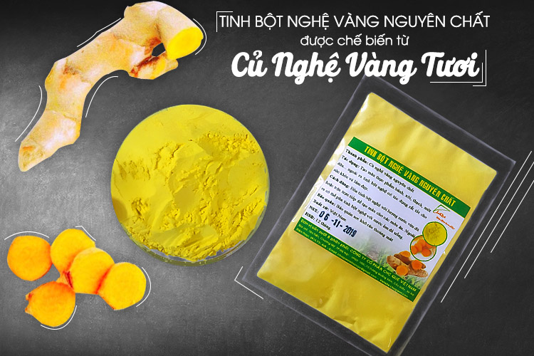 tinh bột nghệ đỏ
